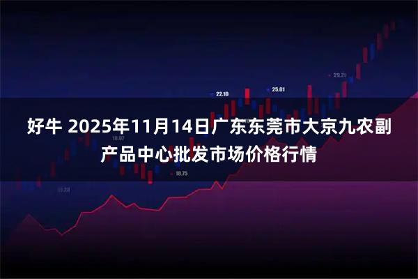 好牛 2025年11月14日广东东莞市大京九农副产品中心批发市场价格行情