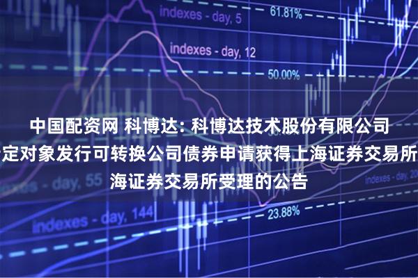 中国配资网 科博达: 科博达技术股份有限公司关于向不特定对象发行可转换公司债券申请获得上海证券交易所受理的公告